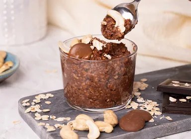 Proteinová kaše KetoDiet – kakaová s kešu ořechy